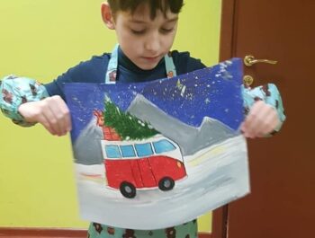 Новогодний автобус