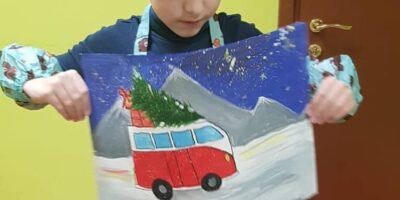Новогодний автобус