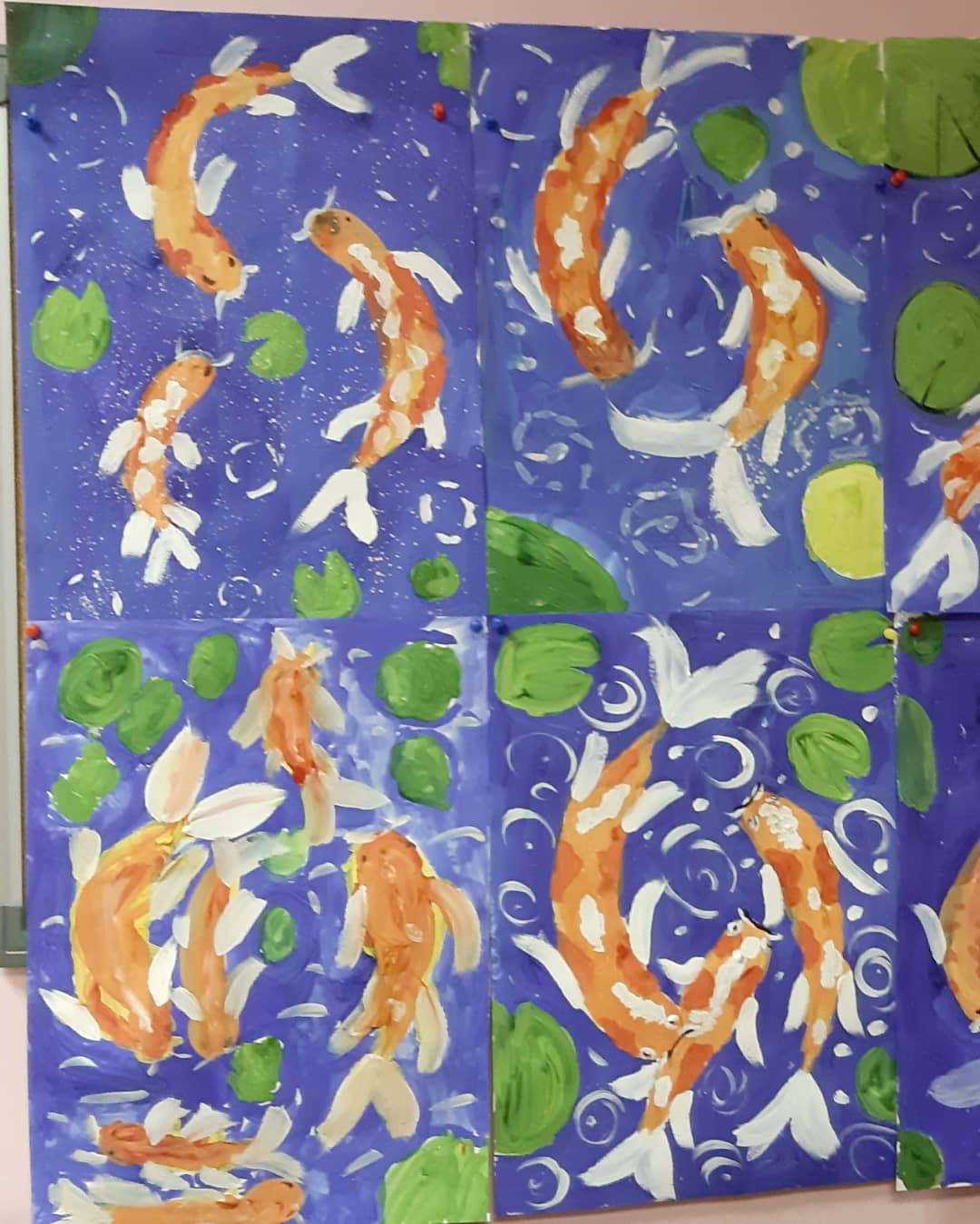 Японские карпы кои