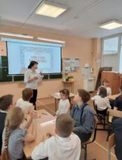 Внеурочное занятие по математике прошло в марте