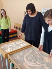 Два совместных занятия детей и родителей  прошли в марте.
