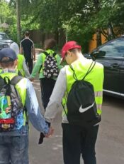 В среду у ребят был поход