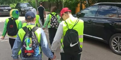 В среду у ребят был поход