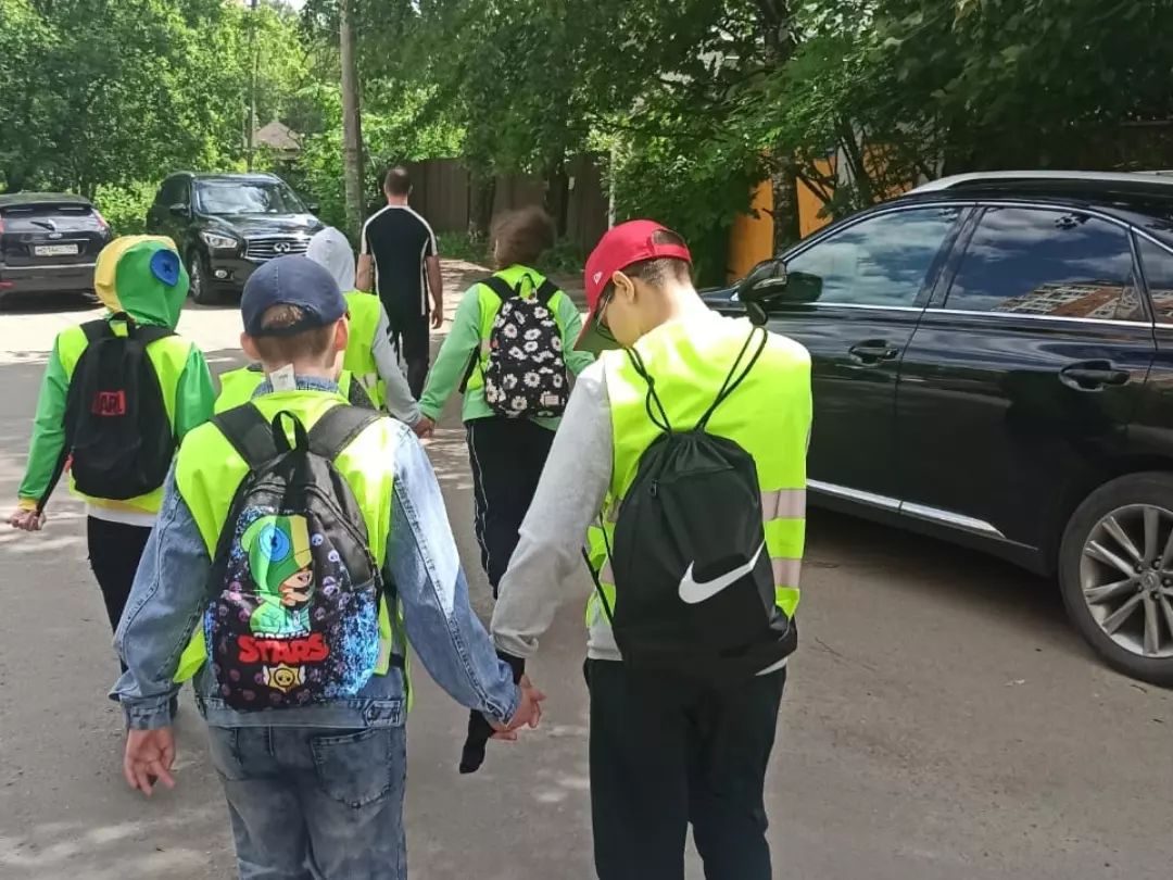 В среду у ребят был поход